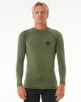RIP CURL | ICONS UPF BRUSHED L/S | חולצת לייקרה ארוכה וויבז מ.ס בע"מ