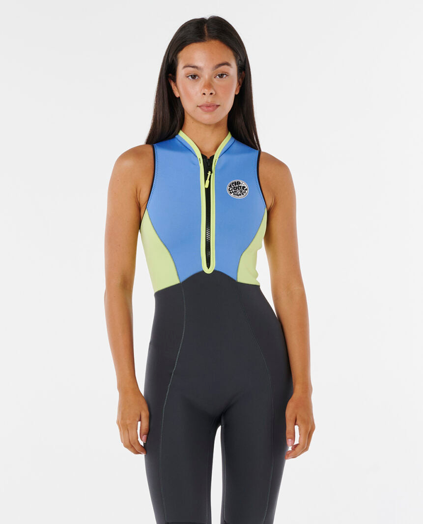 RIP CURL | SPRING SUIT G-Bomb 2mm Long Jane Wetsuit | חליפה גלישה שרוול קצר מידה 8 וויבז מ.ס בע"מ