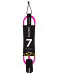 Shapers Performance series leash | ליש לגלשן שייפרס מידה 7 Regular ורוד אינטרסרף