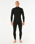 RIP CURL | DAWN PATROL CZ 3/2 BLACK | חליפת גלישה רוכסן חזה שחור וויבז מ.ס בע"מ