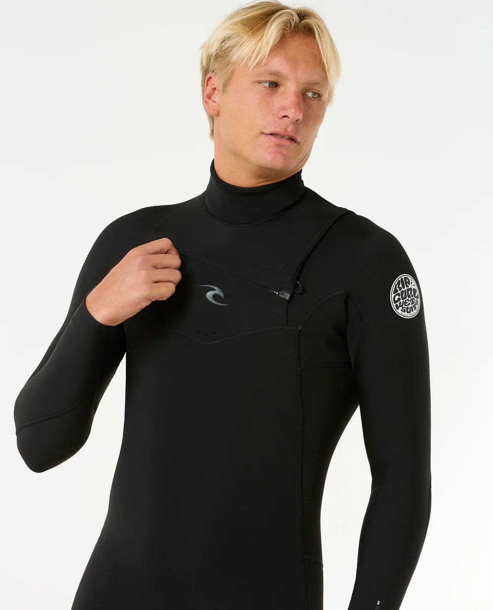 RIP CURL | DAWN PATROL CZ 3/2 BLACK | חליפת גלישה רוכסן חזה שחור וויבז מ.ס בע"מ