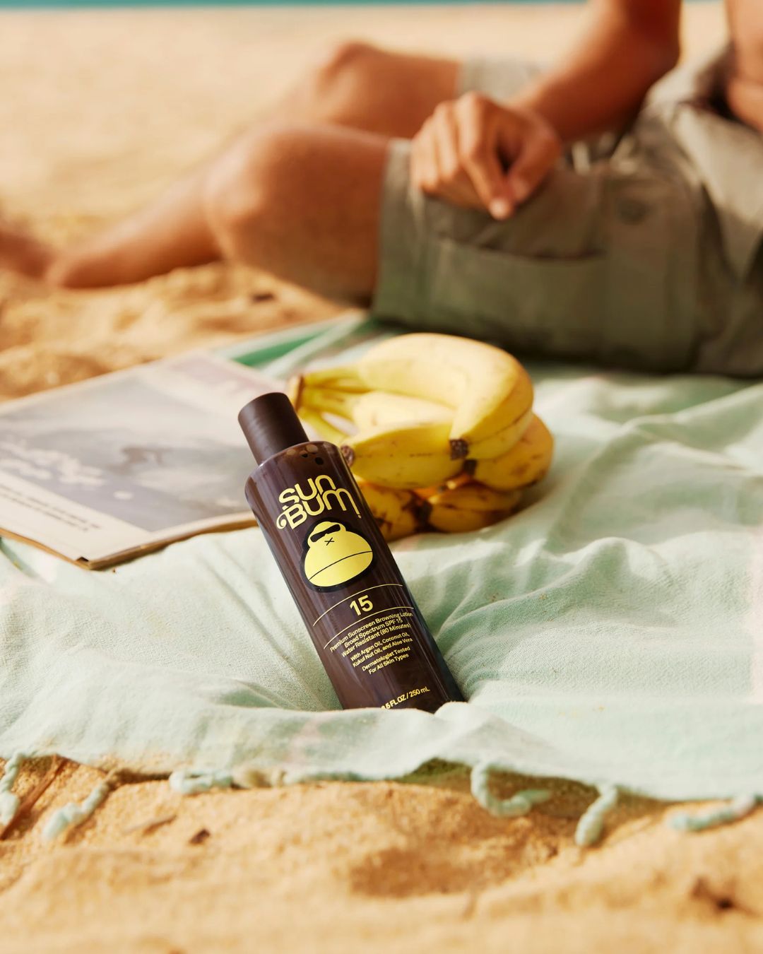Sun Bum SPF 15 Browning Lotion250 mL I קרם שיזוף סן באם וונילה בוקס בע"מ