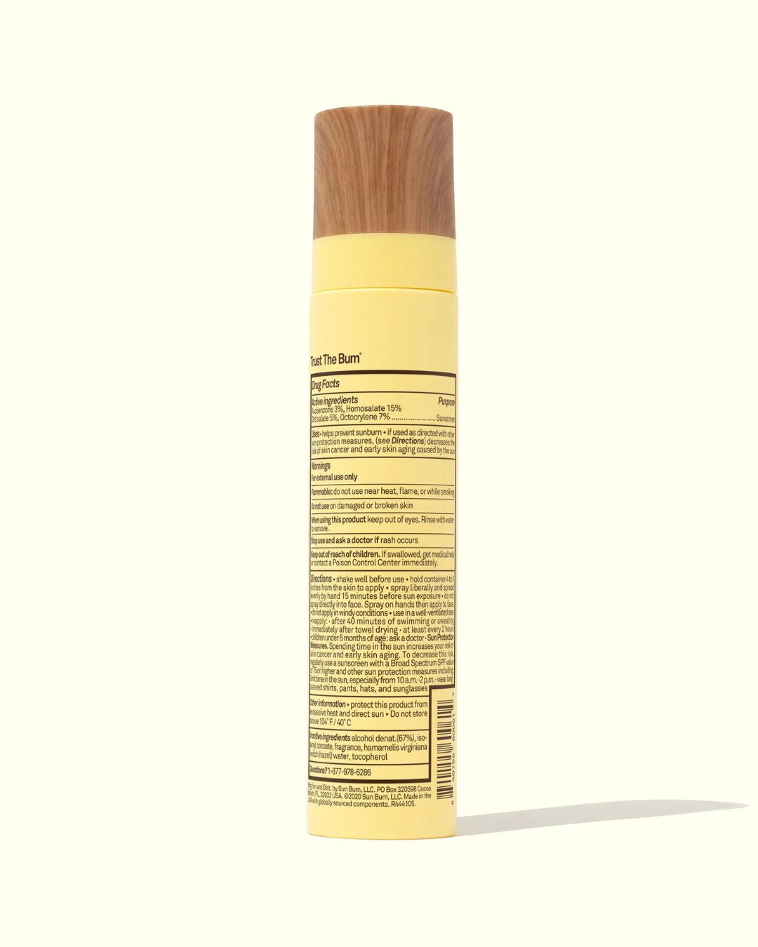 Sun Bum Original | FACE MIST 50 SPF | ספריי הגנה לפנים וונילה בוקס בע"מ