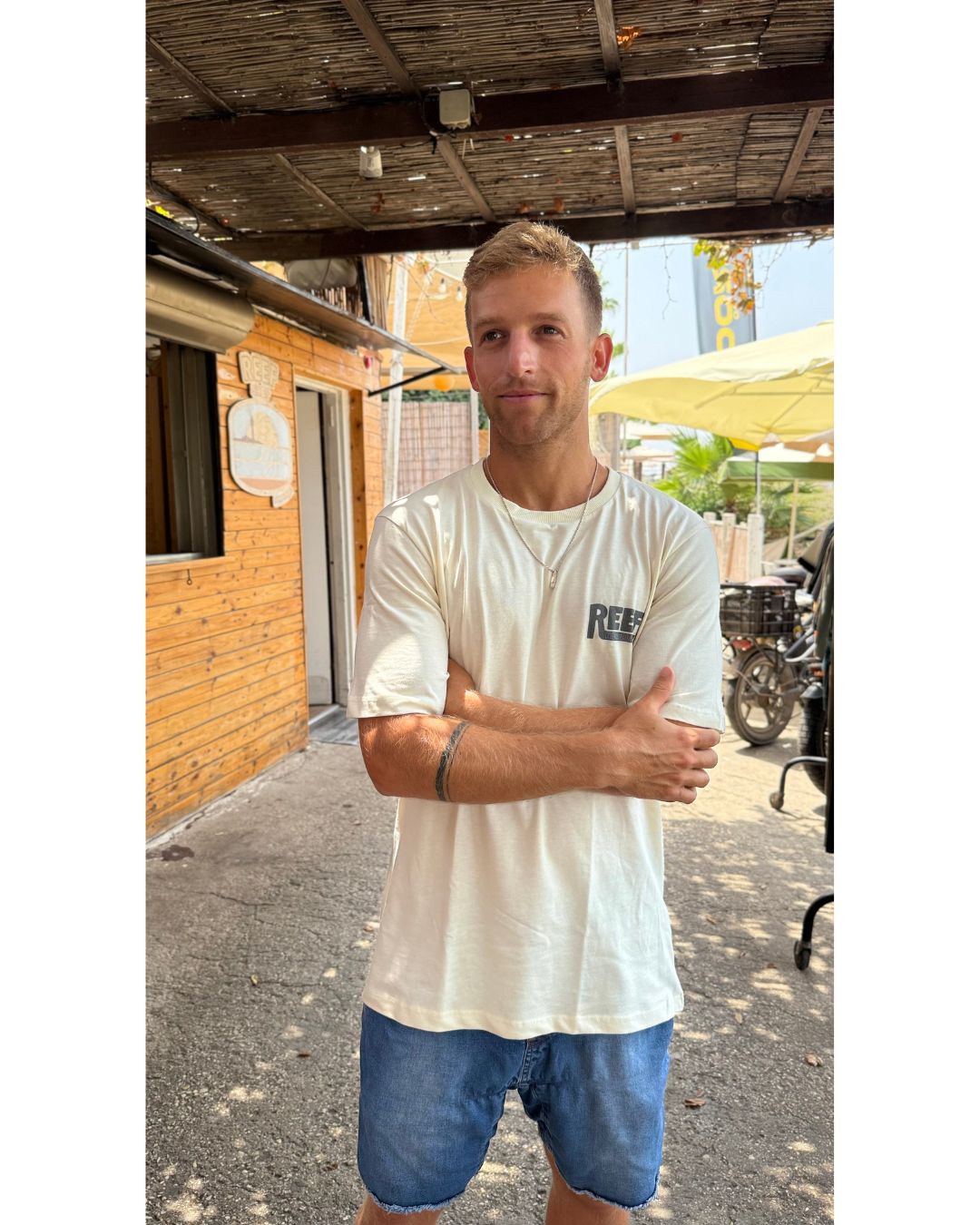 Reef What if T-Shirt | חולצה ריף - שמנת Reef Shop