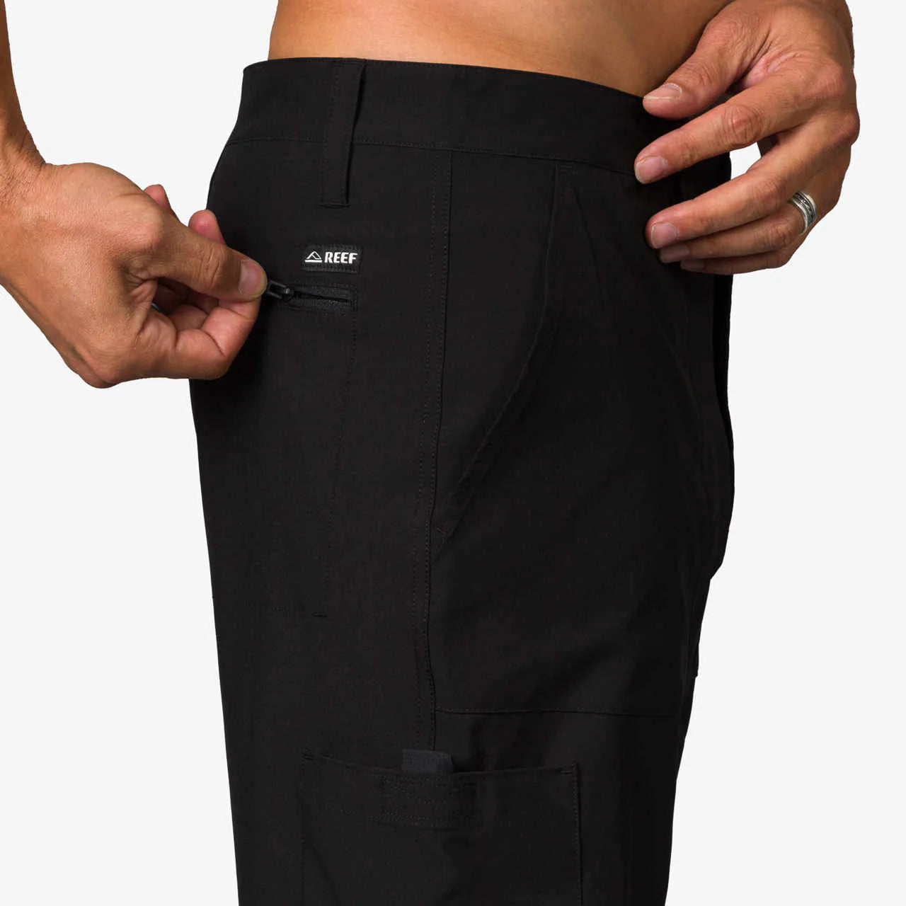 REEF | 3FMWH0964 CVR Balto Fixed Waist Hybrid Short | מכנס גלישה REEF
