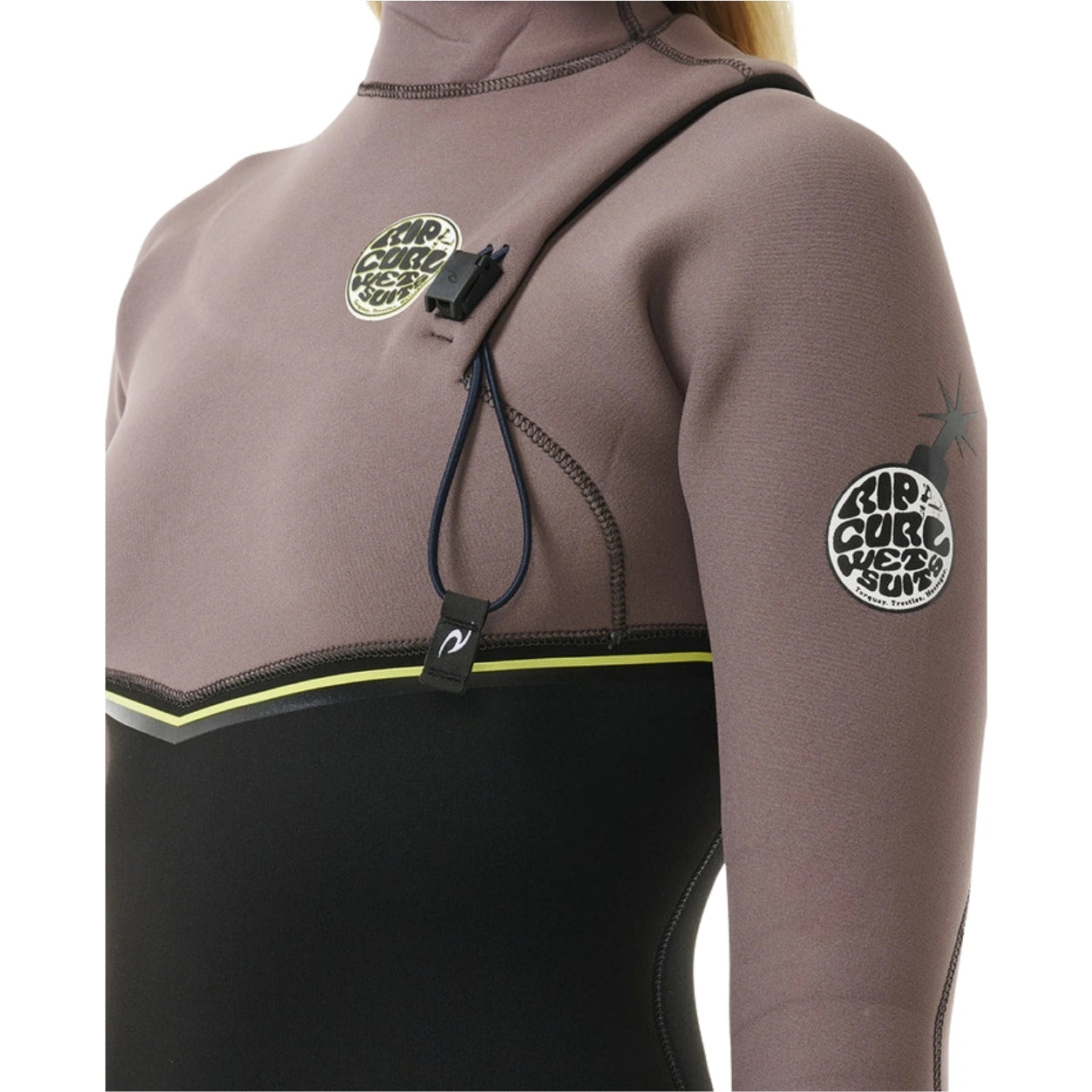 RIP CURL | E-BOMB WOMEN 4/3 ZF AGGPLANT | חליפת גלישה נשים ריפ קארל 4/3 ללא רוכסן וויבז מ.ס בע"מ