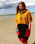 WAVE | Bamboo Ponchino Zip Dusty, Size M | פונצ'ו Sepa
