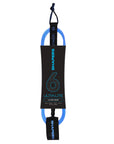 Shapers | ultralite comp 6mm leash | ליש לגלשן שייפרס מידה 6 כחול אינטרסרף