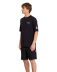 VOLCOM | PISTOL SS | חולצת לייקרה פיסטול שחורה שרוול קצר VOLCOM