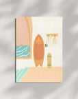 MEDITO | פרינט A3 Surf House MEDITO
