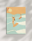 MEDITO | תמונה ממוסגרת A4 Surf With Bestie MEDITO