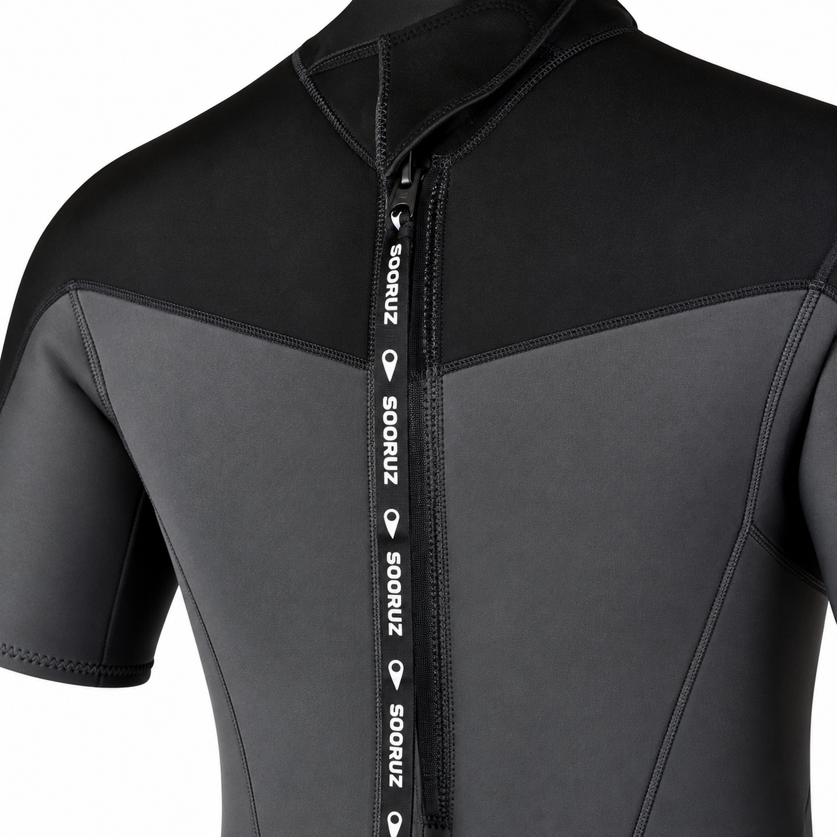 SOORUZ Shorty FLY 2/2 BACK-Zip | חליפת גלישה לגברים קצרה 2/2 מ"מ רוכסן אחורי דוגית