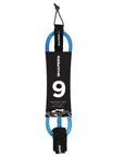 Shapers | leash 9 ankle/knee longboard 7mm | ליש לגלשן שייפרס מידה 9 קרסול/ברך כחול אינטרסרף