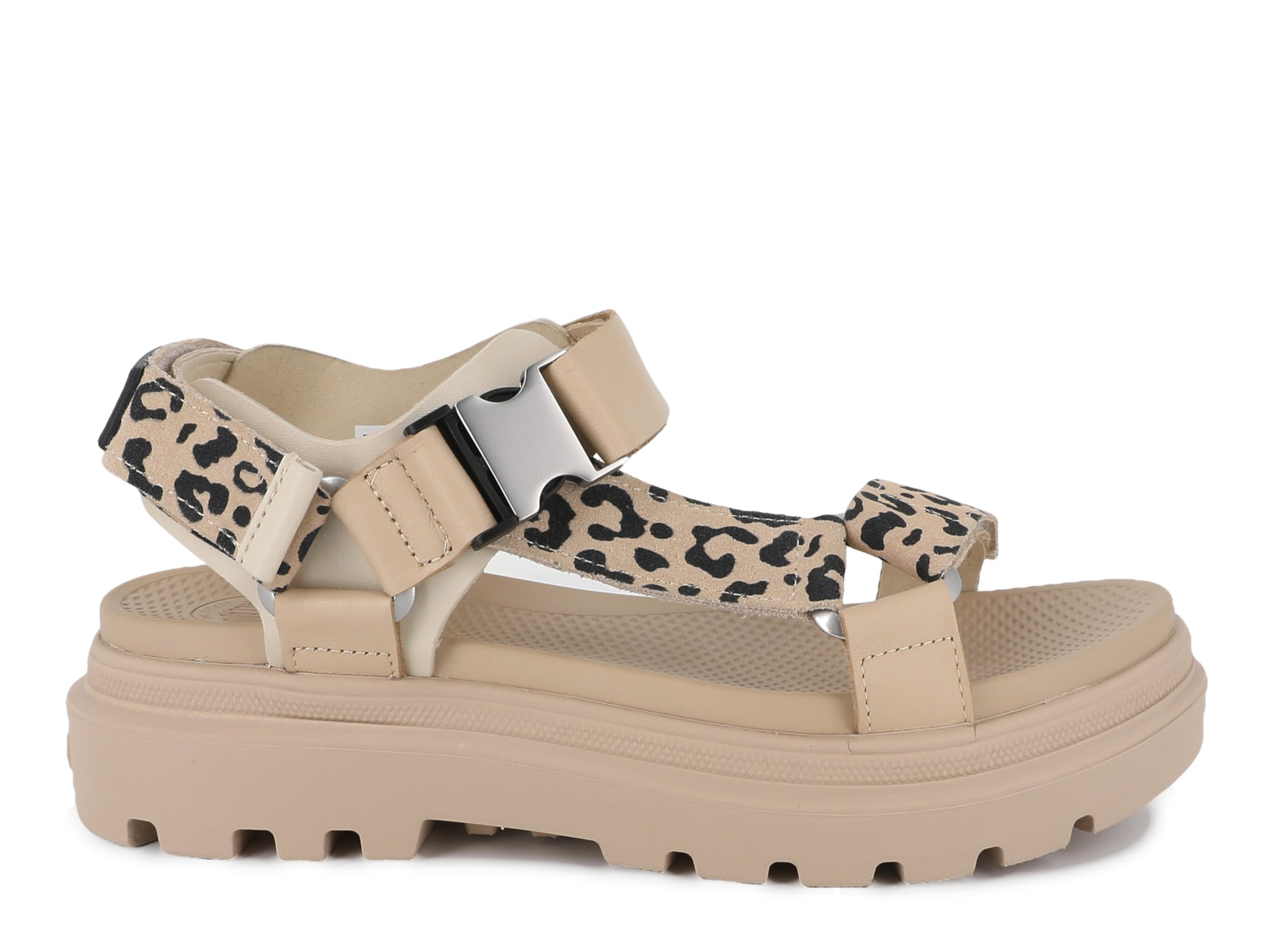 PALLADIUM | PALLACRUISE STRAP WD~WARM SAND~M | סנדל נשים קרם מנומר 911