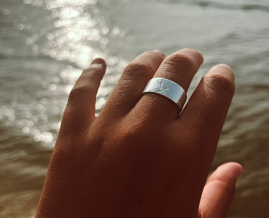 MAI DAN |swallow ring | טבעת כסף 925 סנונית Mai.Dan