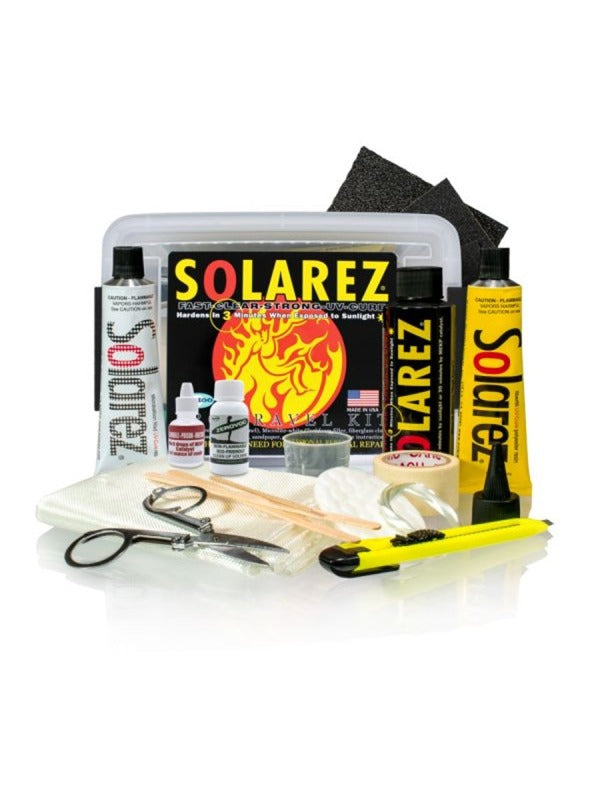 SOLAREZ | EPOXY PRO TRAVEL KIT Poliester | ערכת פרו פוליאסטר לתיקון גלשנים SURFIN
