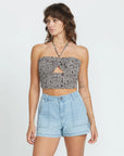 VOLCOM | STONE KRAFT SHORT | מכנס ג'ינס קצר נשים VOLCOM