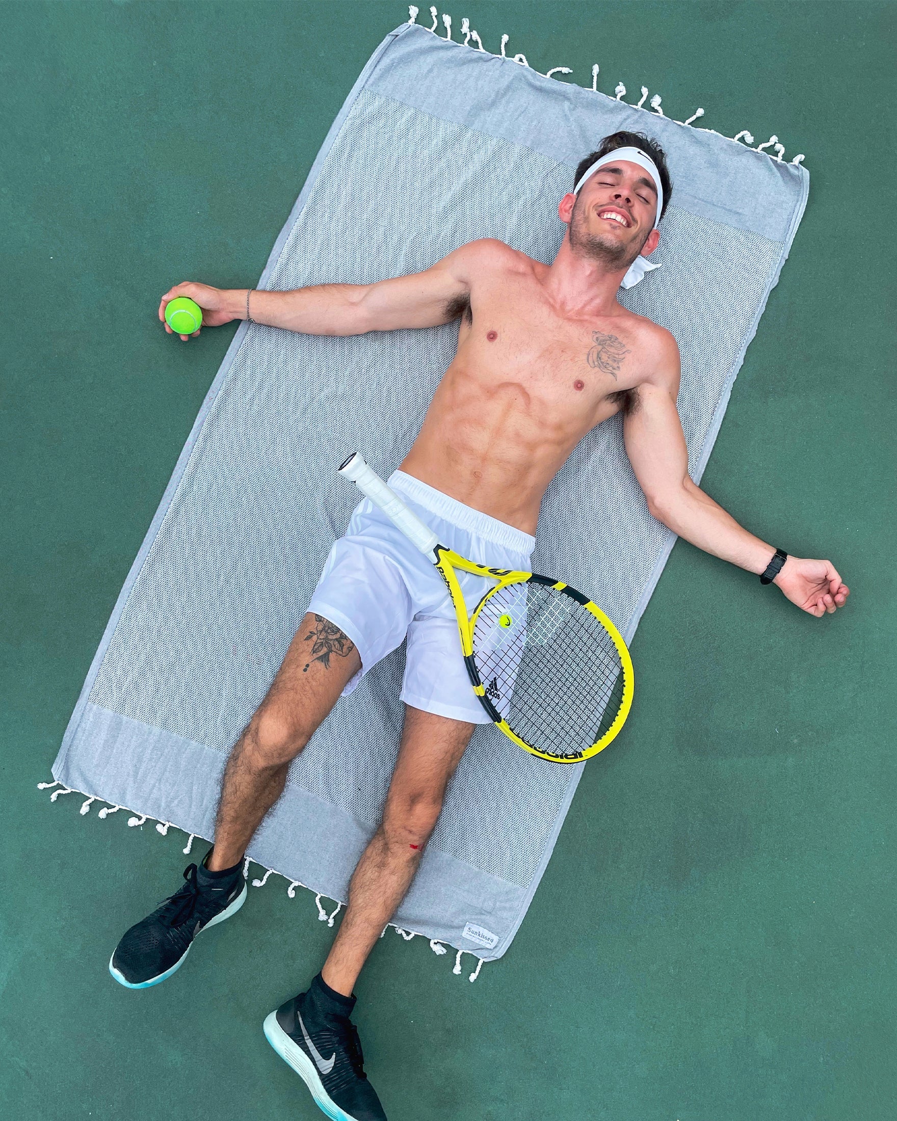 SUNKISSED | BARBADOS SAND FREE BEACH TOWEL | לונג מגבת לים 911