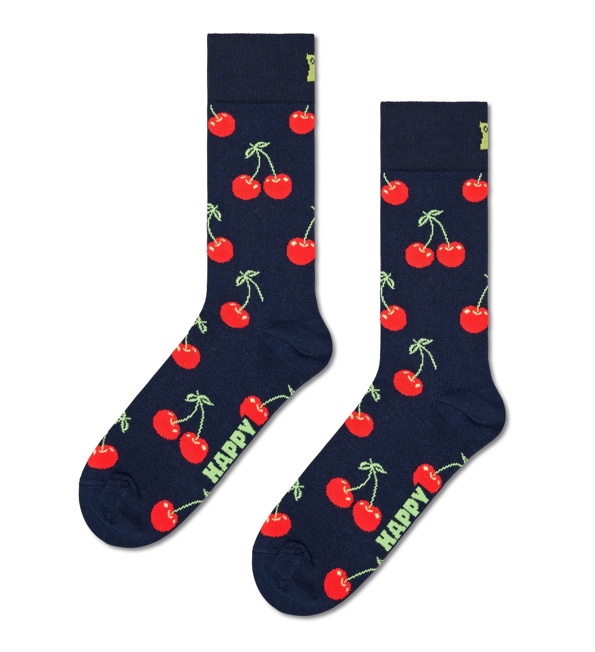 HAPPY SOCKS | CHERRY SOCK | האפי סוקס זוג גרביים דובדבן 911