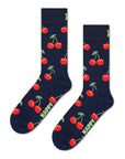 HAPPY SOCKS | CHERRY SOCK | האפי סוקס זוג גרביים דובדבן 911