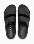 REEF | OASIS DOUBLE UP BLACK I כפכפים גומי שחור REEF