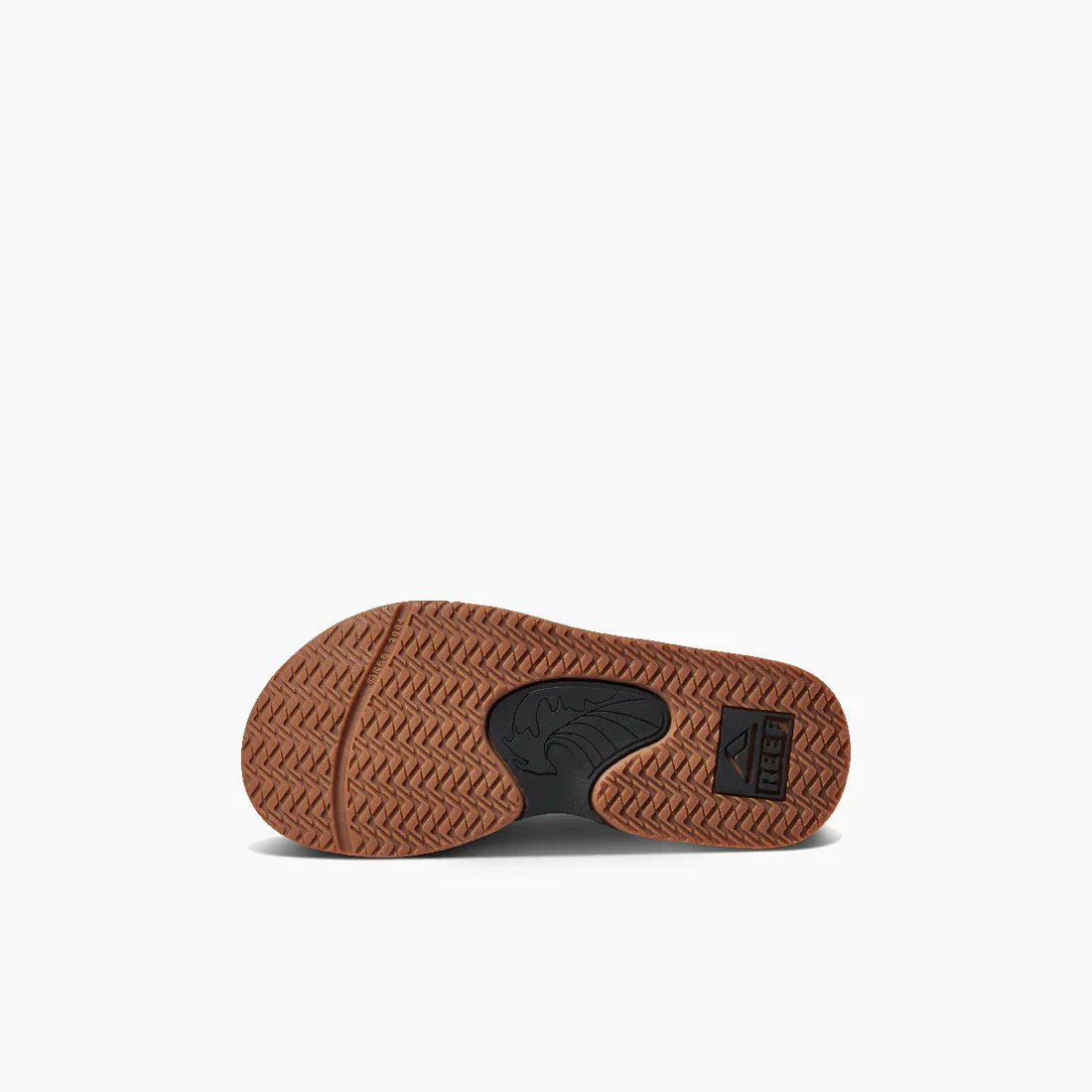 REEF | CJ2121 Kids Fanning Black Silver | כפכפי ילדים REEF