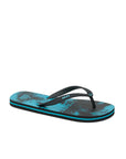 REEF | CJ6635 Kid Switchfoot Print Washed Aqua | כפכף ילדים ווש תכלת REEF