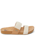 REEF | CJ7138 Cushion Vista Natural Crochet Textile | כפכף נשים קרושה שמנת REEF