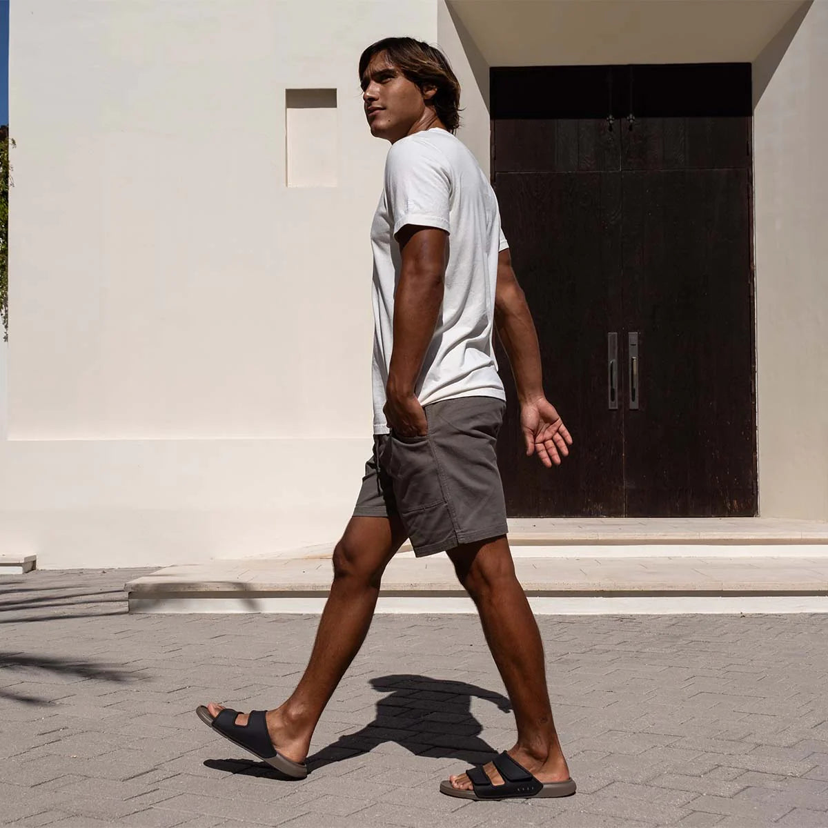 REEF | CJ8440 Oasis Adapt Fossil Black | כפכפי גברים REEF