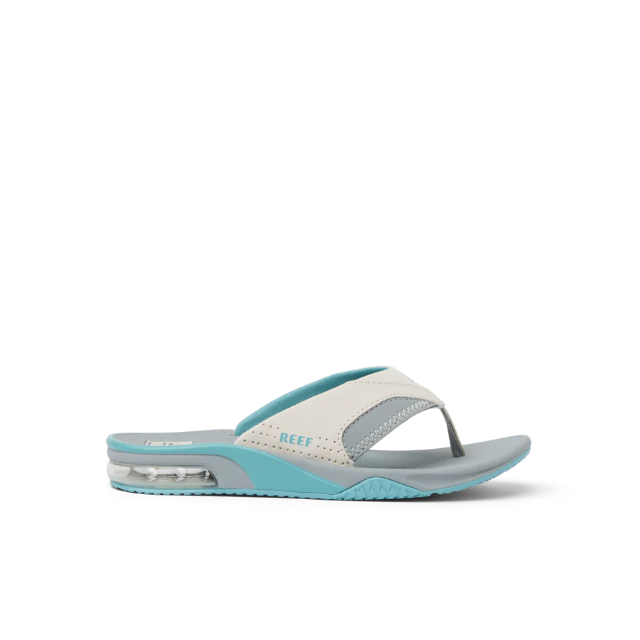 REEF | CJ9113 Kids Fanning Tan Grey Blue | כפכפי ילדים REEF