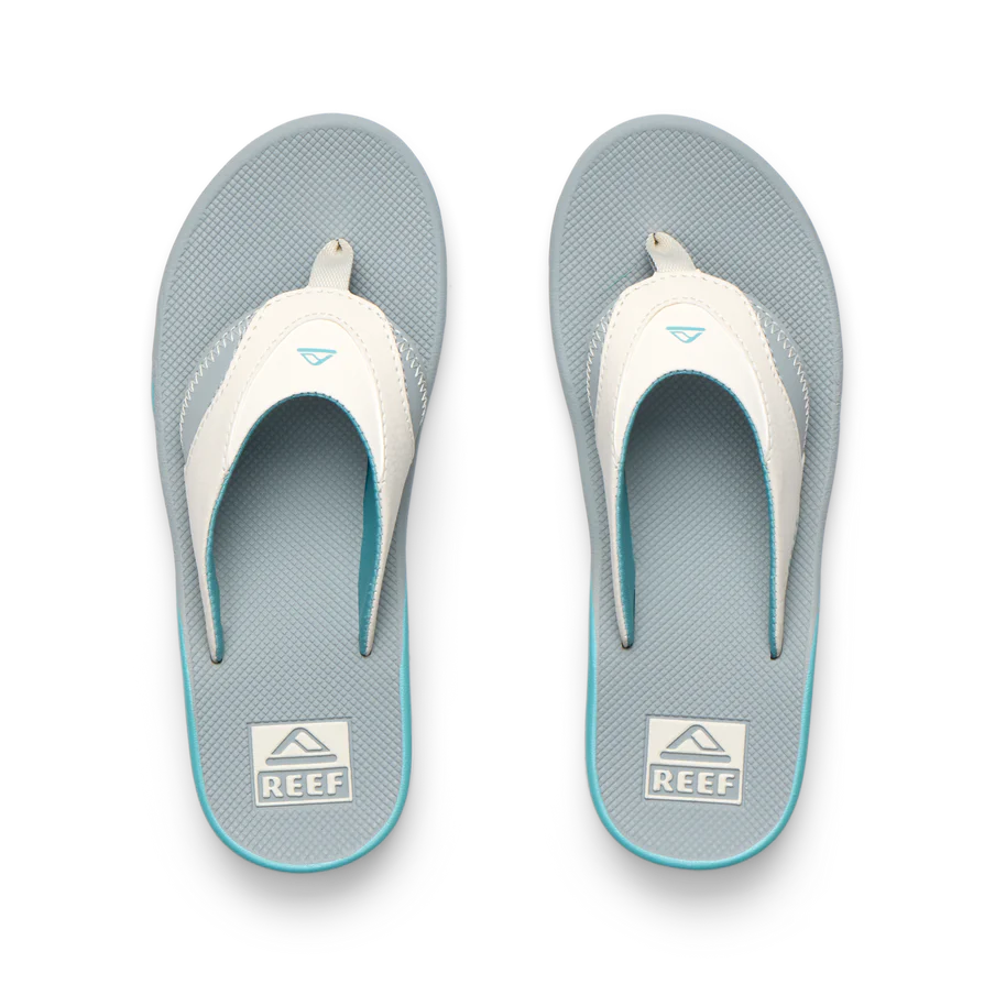 REEF | CJ9113 Kids Fanning Tan Grey Blue | כפכפי ילדים REEF
