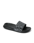 REEF | CJ9122 Kids Salty Slide Black Swell Checker | כפכפי ילדים REEF