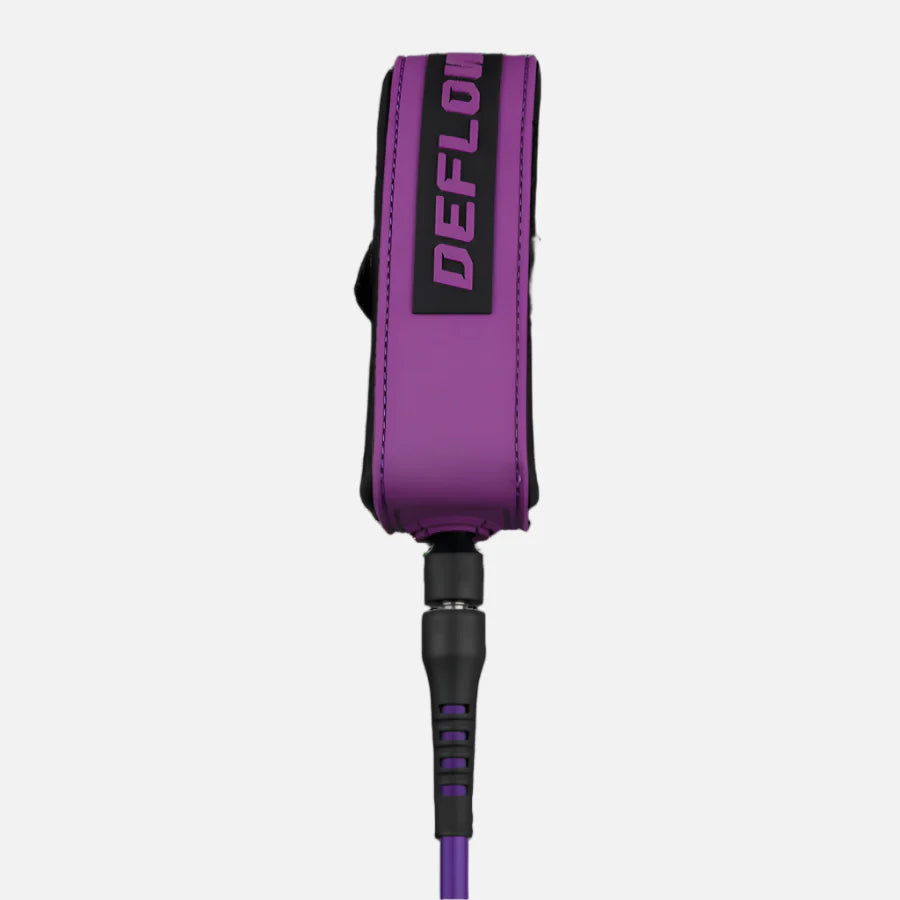 DEFLOW | LEASH HIGH PERFORMANCE KNEE 9FT 7MM | ליש ברך 9 סגול דוגית