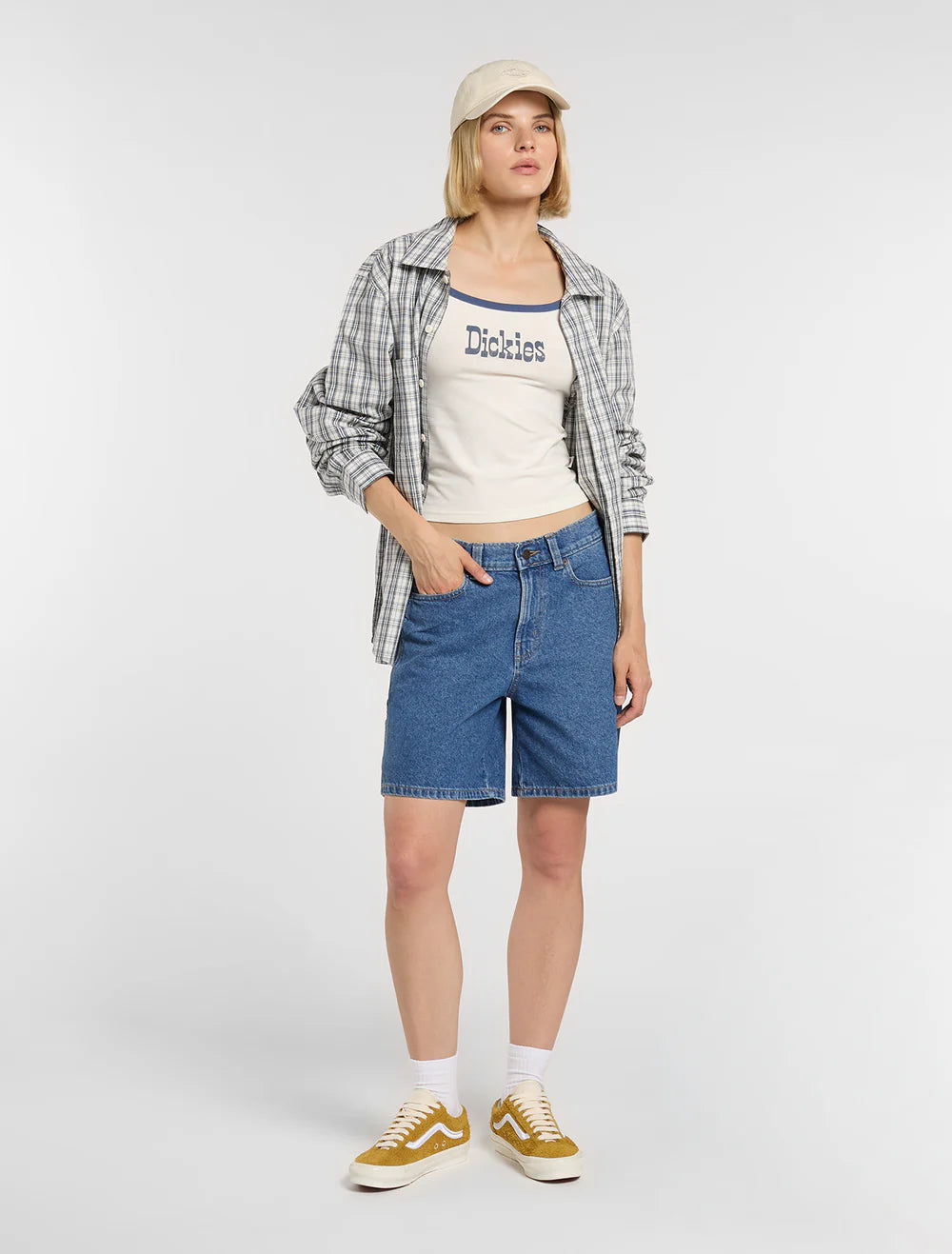DICKIES | 993 7 INCH CARPENTER SHORT JEANS W | מכנס קצר נשים וי .אפ ישראל (אפראל) בע"מ