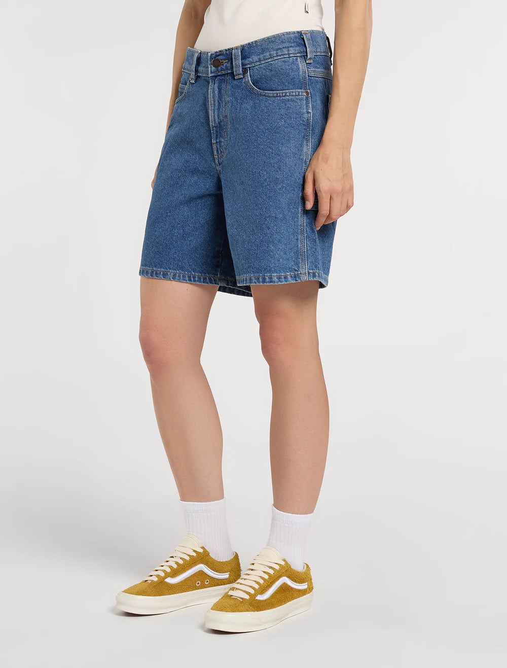 DICKIES | 993 7 INCH CARPENTER SHORT JEANS W | מכנס קצר נשים וי .אפ ישראל (אפראל) בע"מ