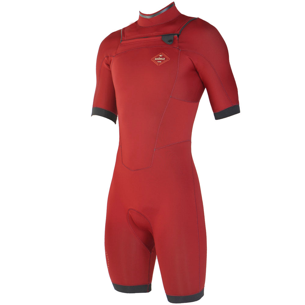 SOORUZ | SHORTY MEN FIGHTER 2/2 FZ RED 25 | XL חליפה קצרה גברים דוגית