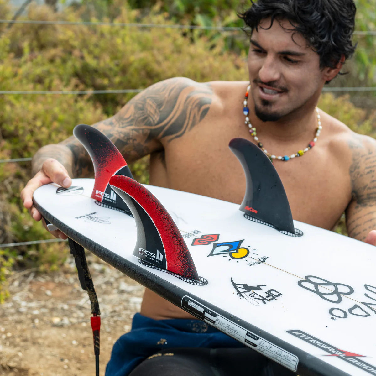 FCS | FCS II GABRIEL MEDINA SIGNATURE TRI FIN SET | חרבות גבריאל מדינה M KS surf ltd