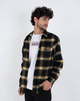 HURLEY | PORTLAND HEAVYWEIGHT FLANNEL | מכופתרת פלנל ארוכה גברים הארלי 911