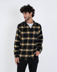 HURLEY | PORTLAND HEAVYWEIGHT FLANNEL | מכופתרת פלנל ארוכה גברים הארלי שחור 911