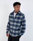 HURLEY | PORTLAND HEAVYWEIGHT FLANNEL | מכופתרת פלנל ארוכה גברים הארלי 911