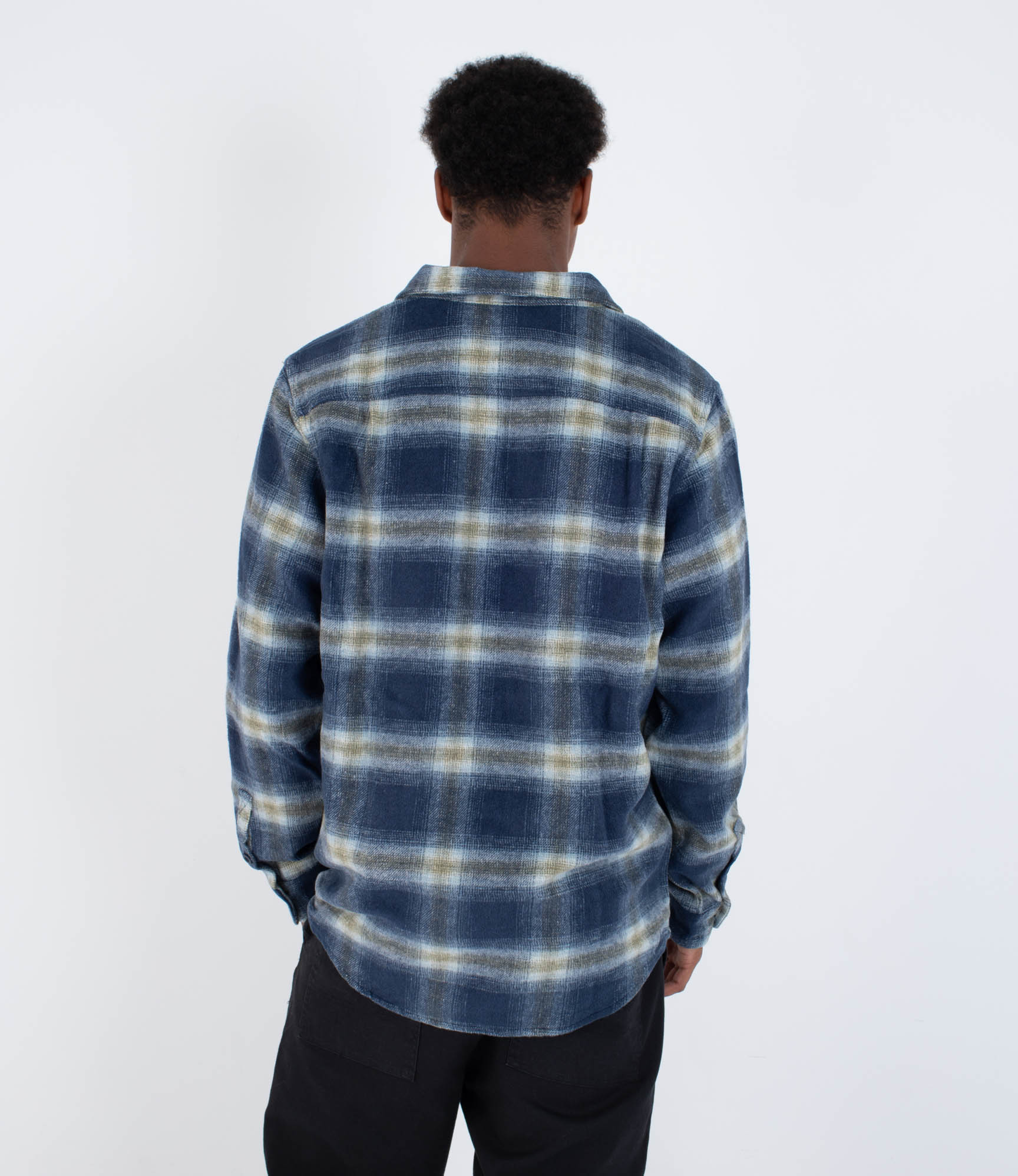 HURLEY | PORTLAND HEAVYWEIGHT FLANNEL | מכופתרת פלנל ארוכה גברים הארלי 911