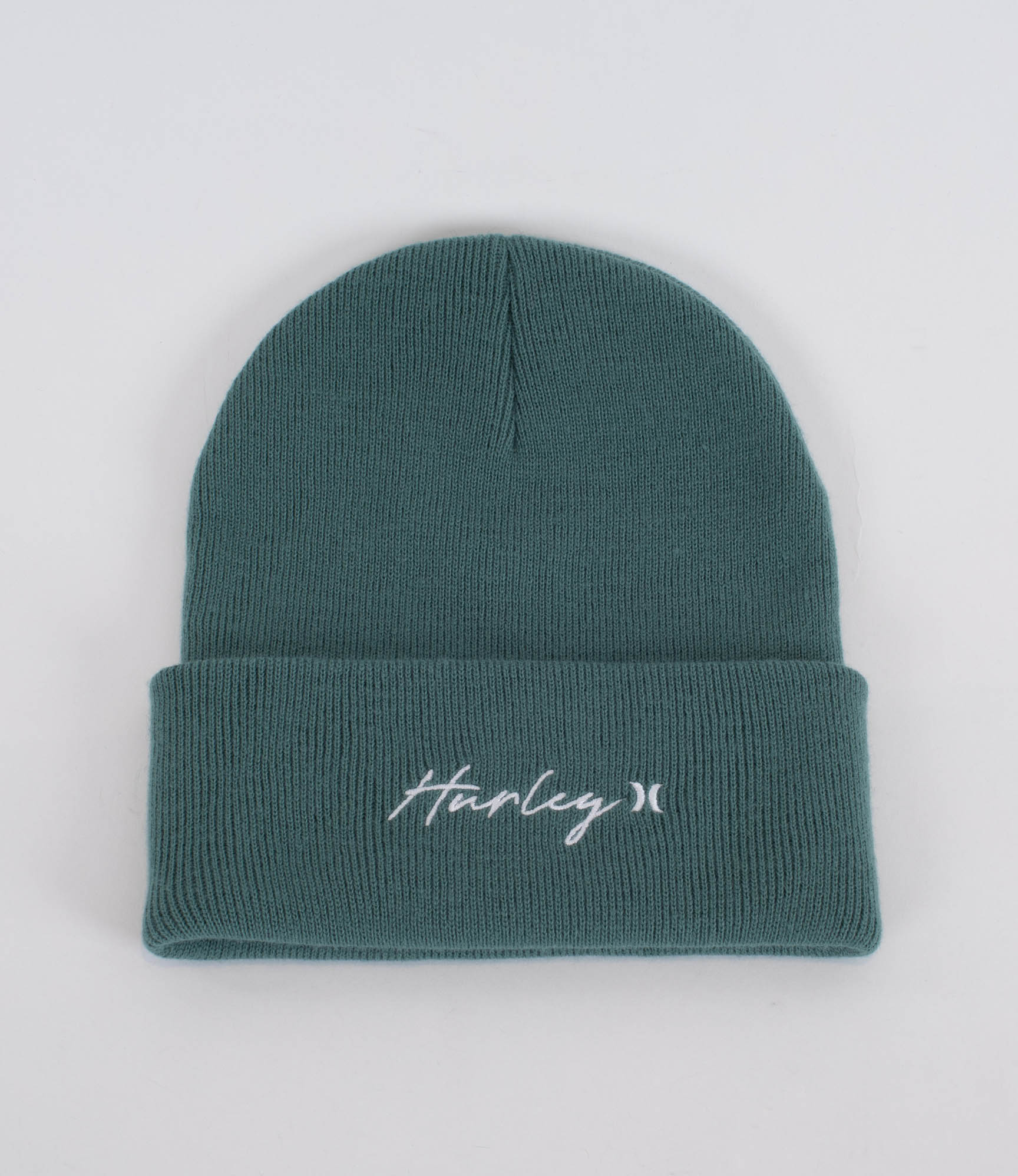 HURLEY | W SCRIPT CUFF 2.0 BEANIE | כובע צמר הארלי ירוק 911