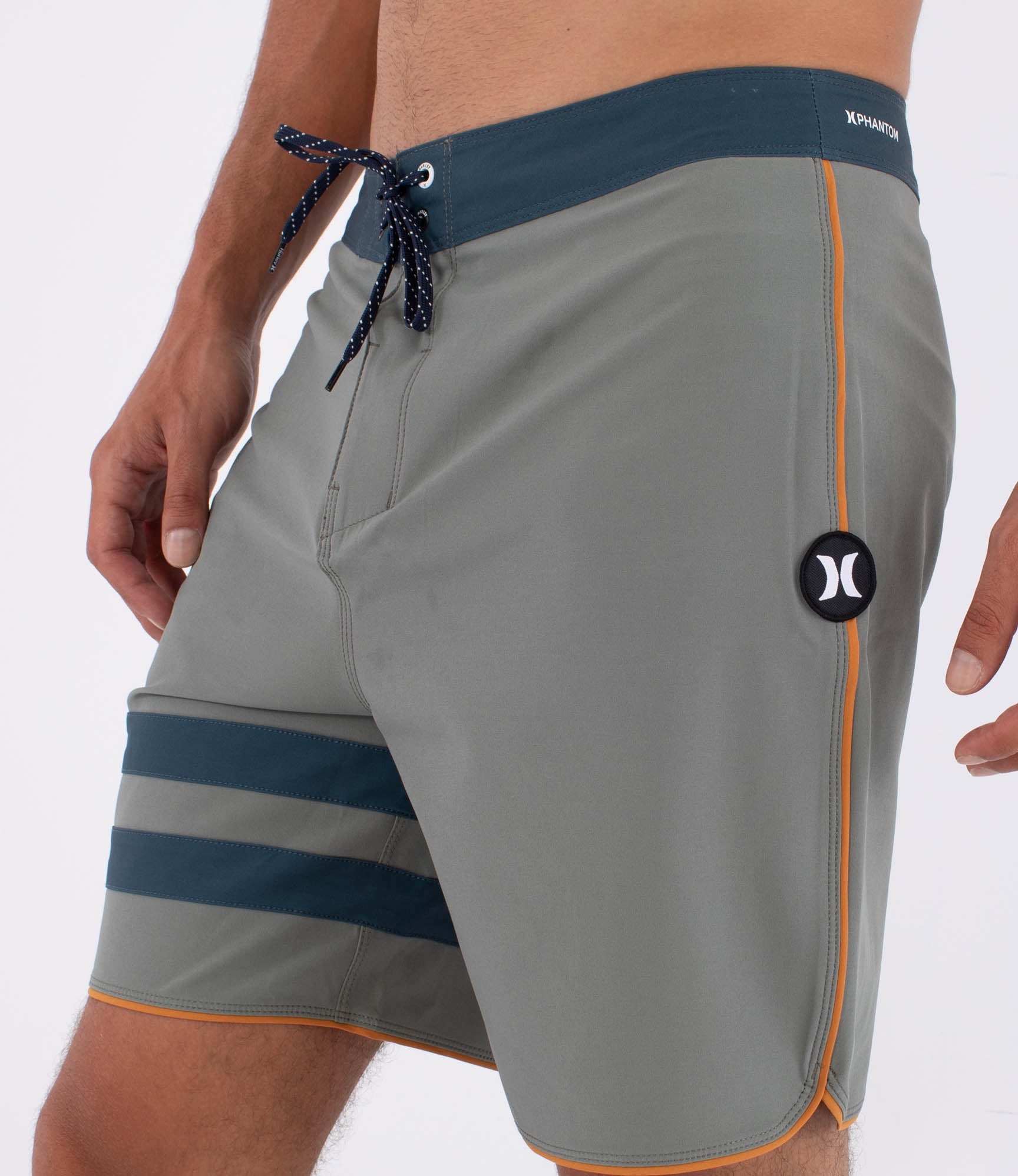 HURLEY | PHANTOM ECO BLOCK PARTY SOLID 18 GREY | מכנס גלישה בגד ים 911