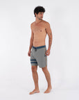 HURLEY | PHANTOM ECO BLOCK PARTY SOLID 18 GREY | מכנס גלישה בגד ים 911