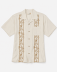 HURLEY | MUSCLE TANKSANO CAMP EMBROIDERED SS | חולצה מכופתרת קצרה