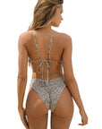 Naya Swimwear leoperd yolandi Bottom | בגד ים לנשים- תחתון יולנדי- לאופרד M Naya Swimwear