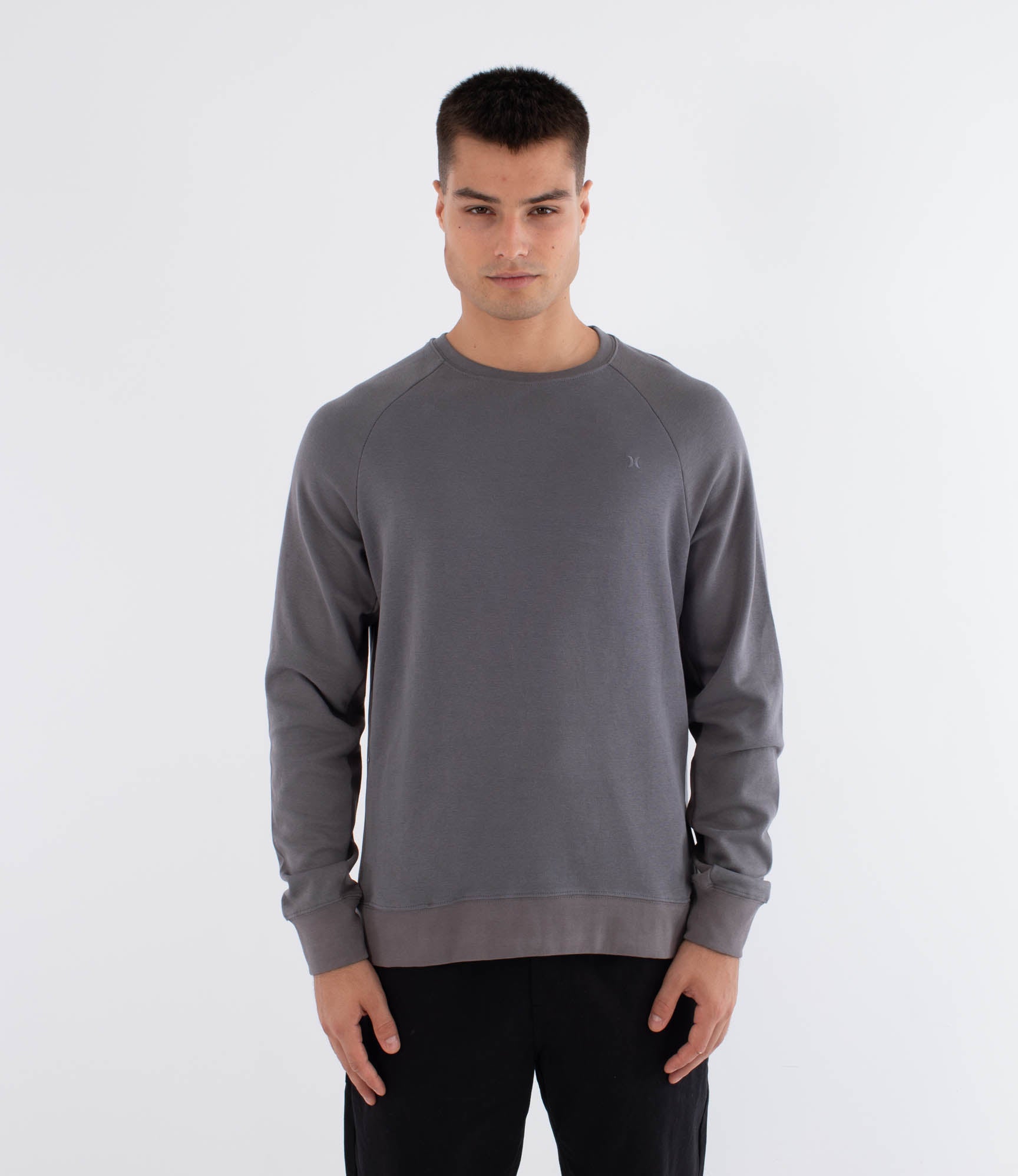 HURLEY | M LOW TIDE CREW | סווטשירט גברים הארלי אפור 911