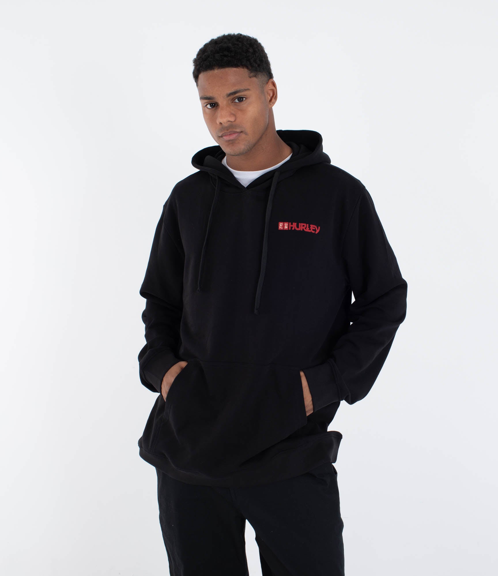 HURLEY | TATTOO ZIP FLEECE | סווטשירט פליז גברים הארלי 911
