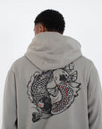 HURLEY | TATTOO ZIP FLEECE | סווטשירט פליז גברים הארלי 911