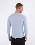 HURLEY | RASH SLIM FIT BOX LS | חולצת לייקרה תכלת 911